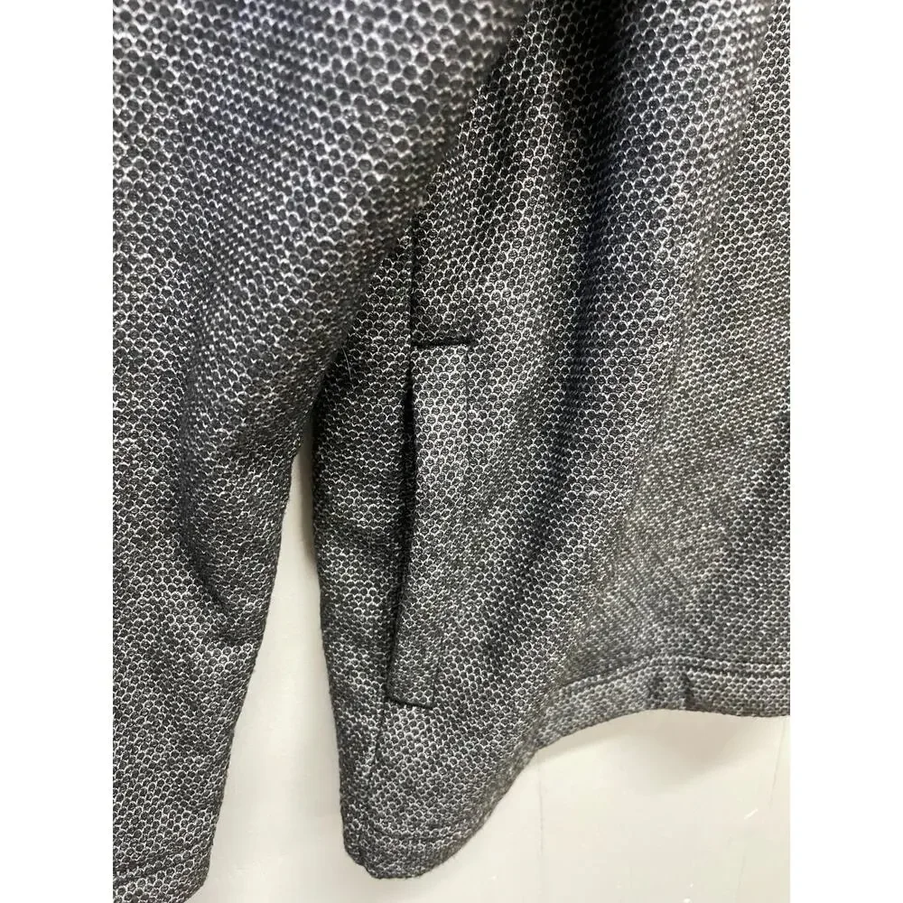 Orvis Sweater Mens XL Gray Quarter Zip Sherpa Lined Fleece Pullover - Thick!